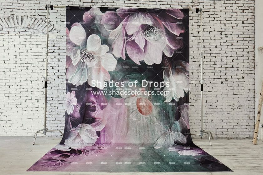 Photo of the Azure Blossoms photography backdrop by Shades of Drops