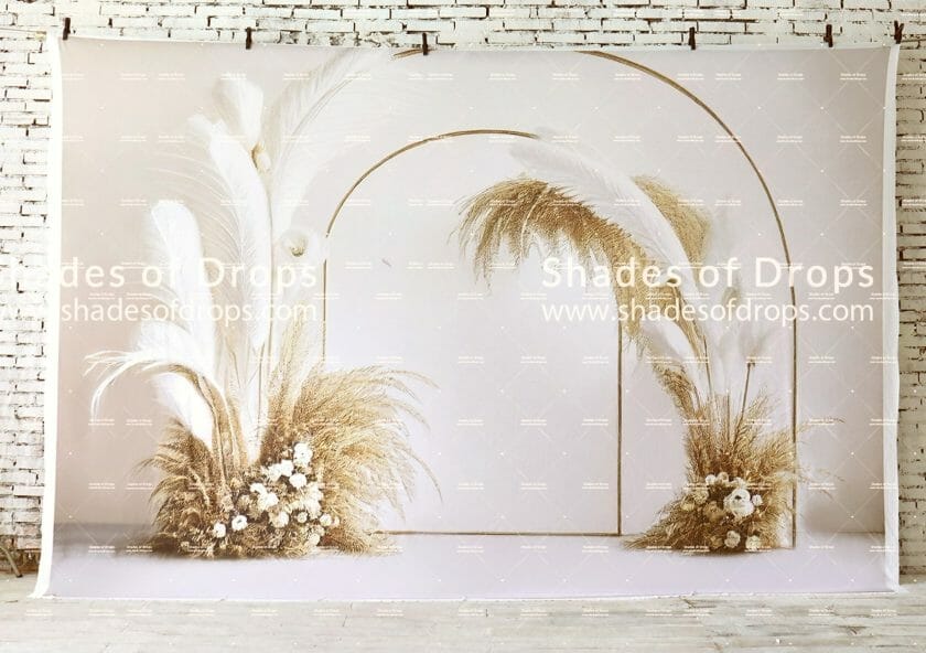 Photo of the Boho Arch photography backdrop by Shades of Drops