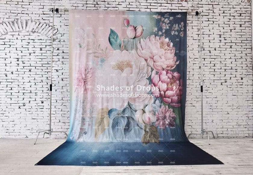 Photo of the Floral Symphony photography backdrop by Shades of Drops