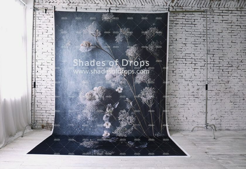 Photo of the Navy Romance photography backdrop by Shades of Drops
