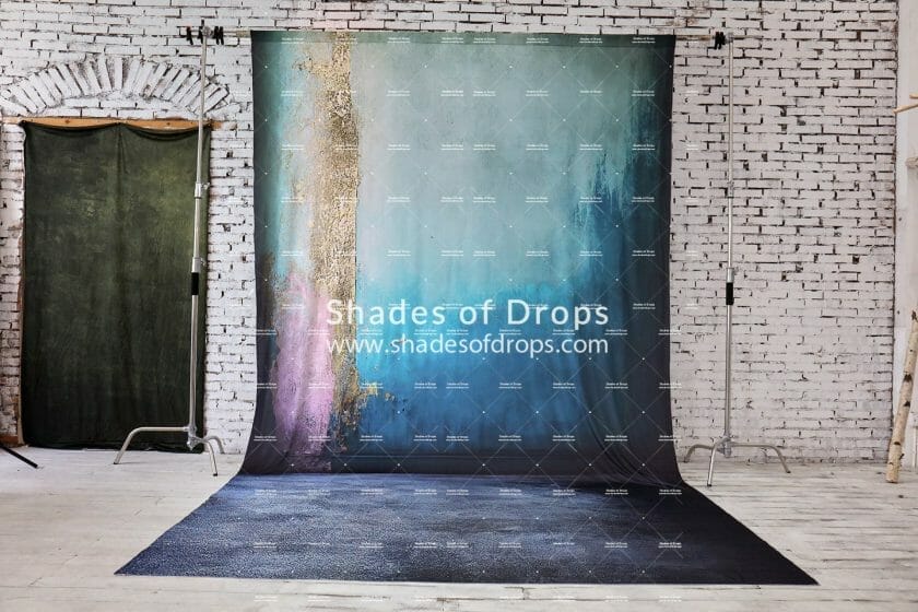 Photo of the alternative Navy Painted Wall photography backdrop by Shades of Drops