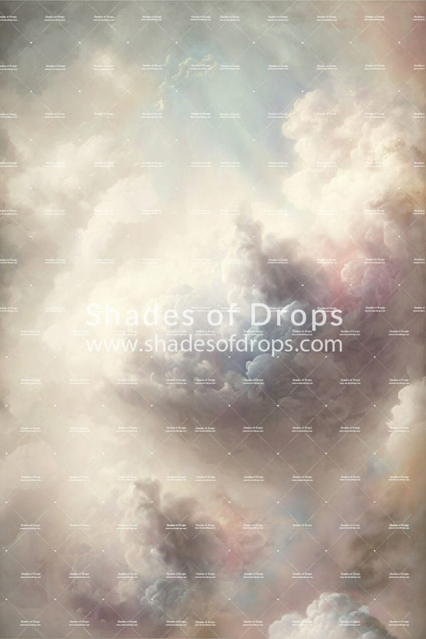 Photo of the beautiful Pastel Clouds photography backdrop by Shades of Drops