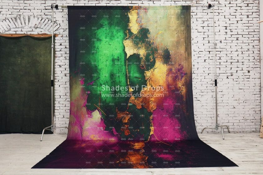 Photo of the Splash or Color Painted Wall photography backdrop by Shades of Drops