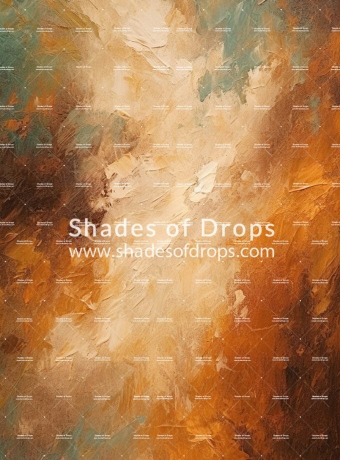 Amber Azure printed photography backdrop by Shades of Drops