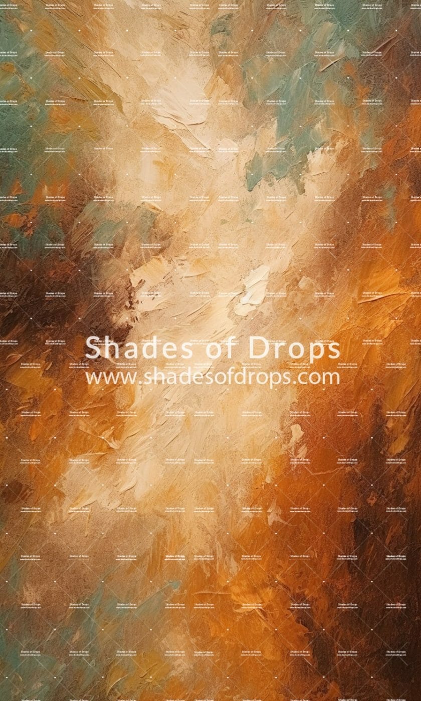 Amber Azure printed photography backdrop by Shades of Drops
